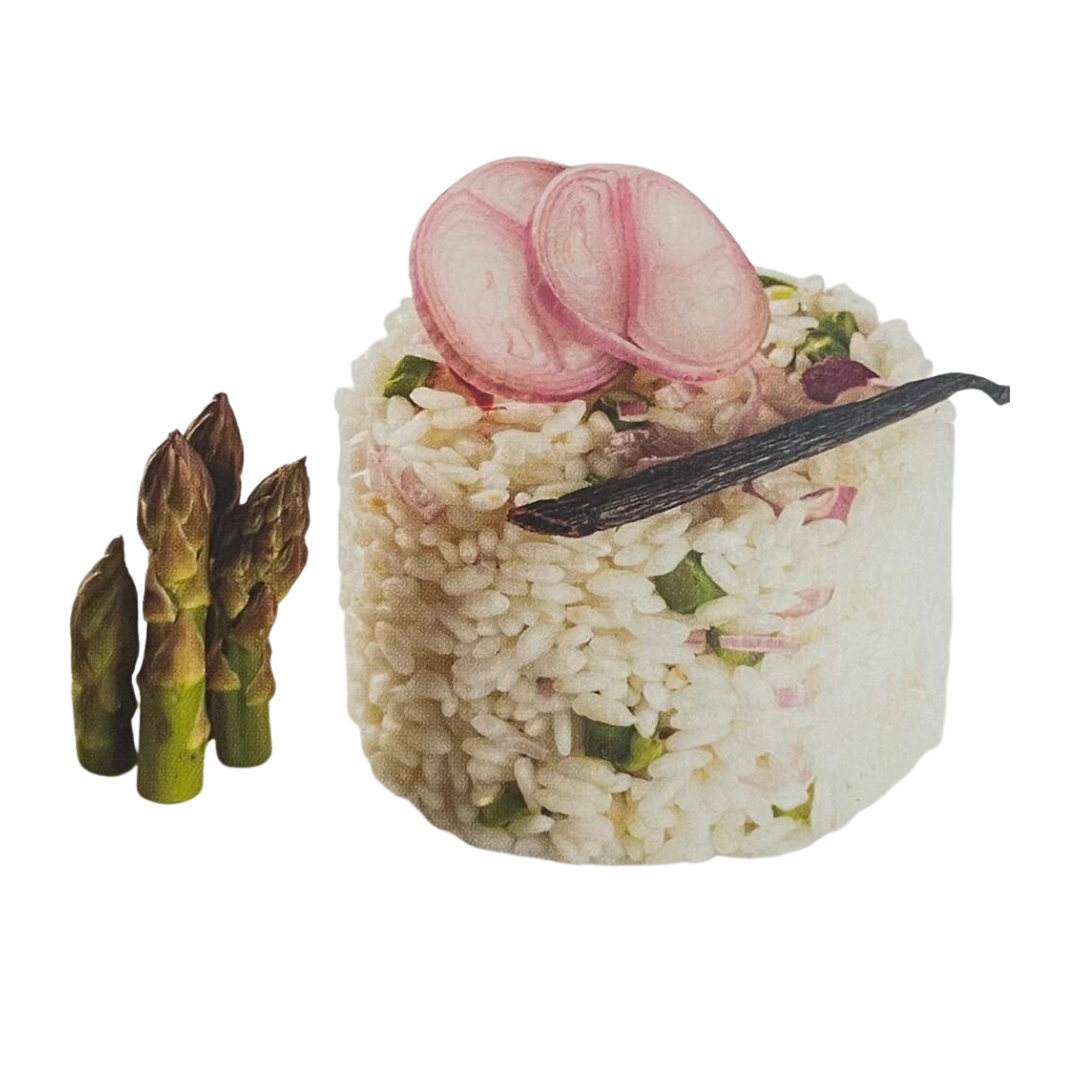 Risotto Agli Asparagi con Riso Carnaroli Vercellese Pronto In Busta Gr.250 - Naturalia