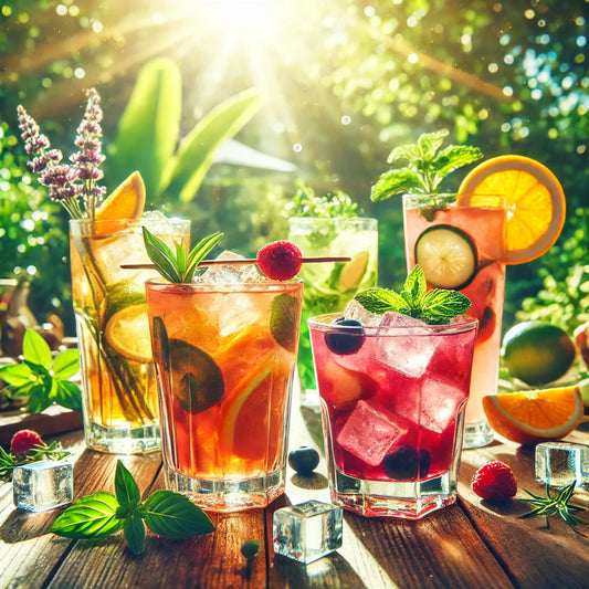 Cocktail Estivi con Vino Rosso Barbera D'Asti Racioppi