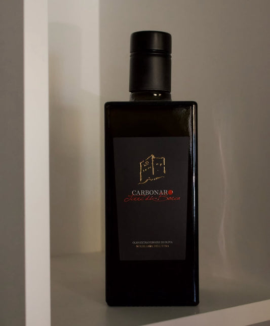 Olio extra vergine di oliva Nocellara dell’Etna Carbonaro 0,5L