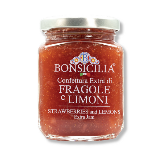 Confettura extra di Fragole e Limoni - Bonsicilia - Selezione Racioppi